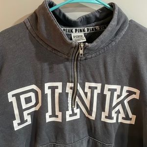PINK sweatshirt with collar